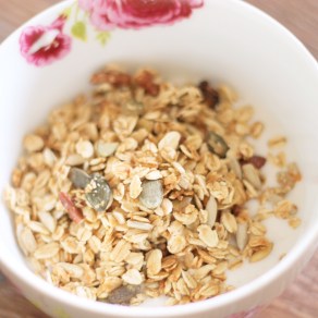 Coconut mousse granola