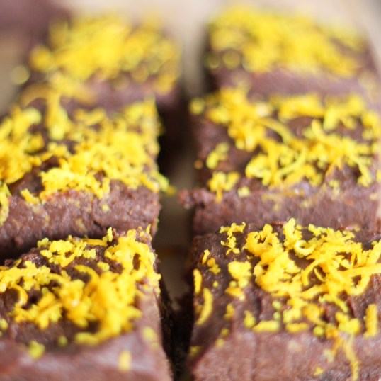 Raw Chocolate Orange Brownies