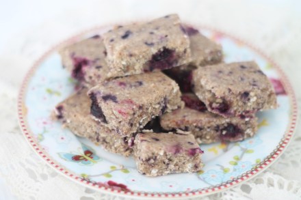 Blueberry Porridge Bars BLW