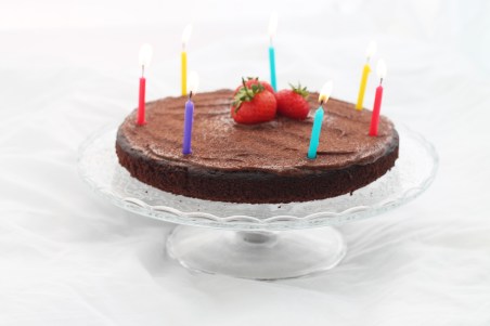 Chocolate Olive Oil Bday Cake 1